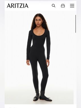 Aritzia Wilfred Free Maxe Jumpsuit BROWN